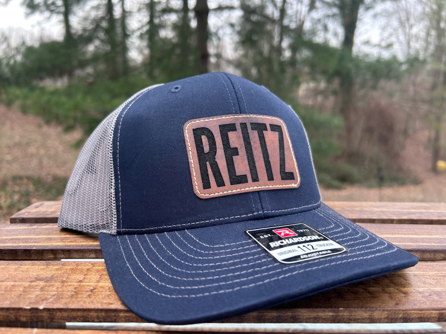 ONE AVAILABLE - Reitz Patch Hat - Navy Hat