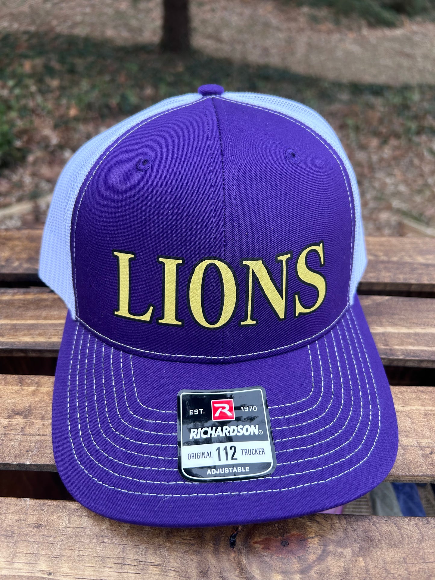 Lions Hat - Purple Hat - IN STOCK