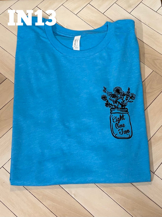 812 Ball Jar - Left Chest Design