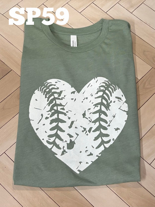 Baseball/Softball Heart