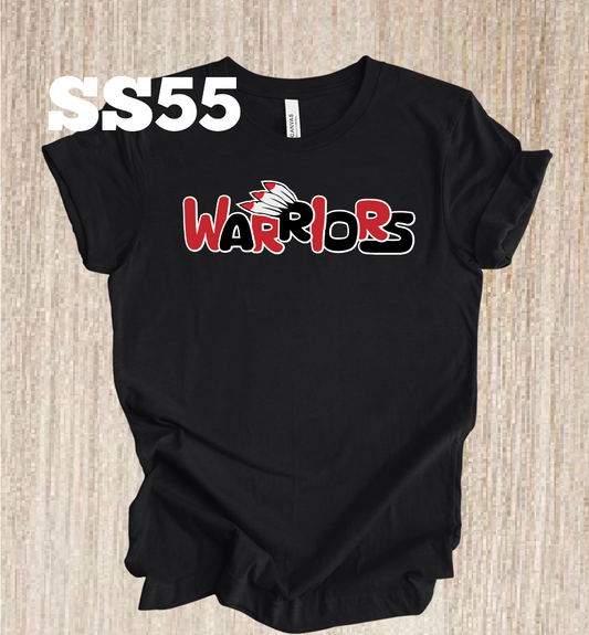 Harrison Warriors Bubble Letters