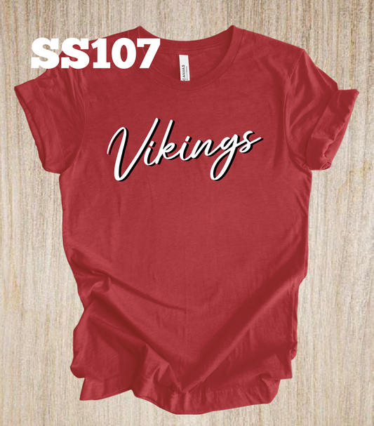 North Posey Vikings Script