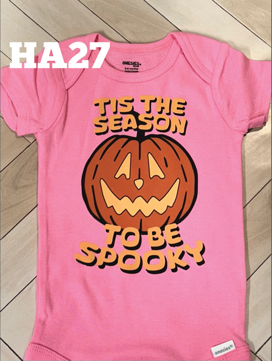 Tis the Season to be Spooky Onesie