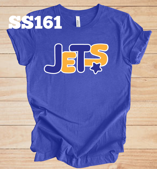 Thompkins Jets Bubble Letters