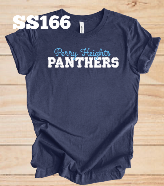 Perry Heights Panthers Faux Stitched