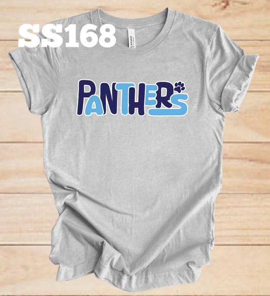Perry Heights Panthers Bubble Letters