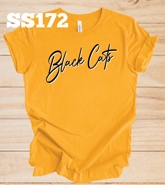 West Terrace Black Cats Script