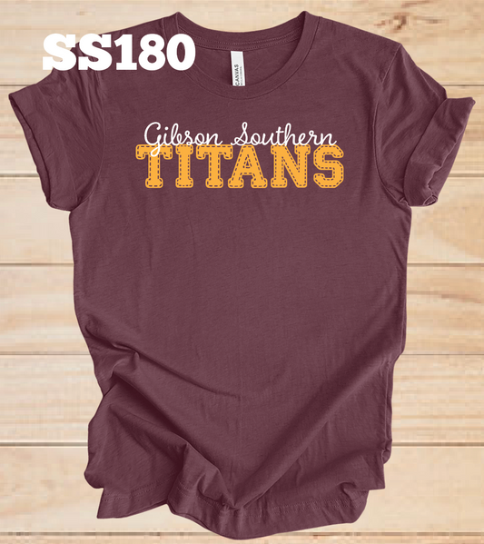 Gibson Southern Titans Faux Stitched