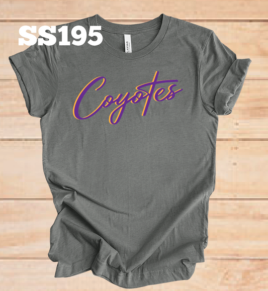 Culver Coyotes Script