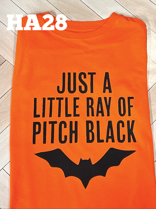 Just a Little Ray of Pitch Black