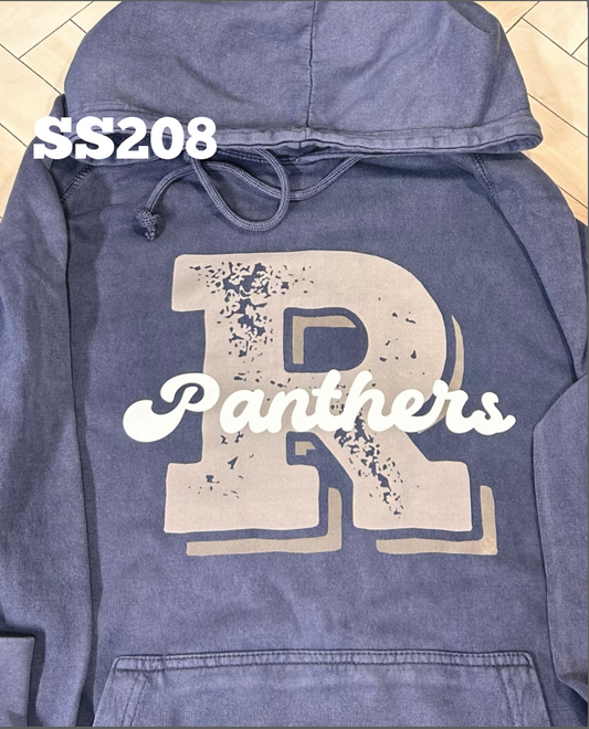 Big R Reitz Panthers Vintage Hoodie (Navy)