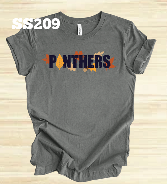 Fall Leaves Panthers