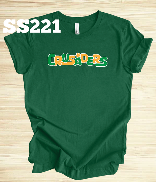Sharon Crusaders Bubble Letters