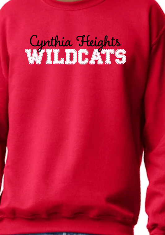 Cynthia Heights Faux Stitched Crew