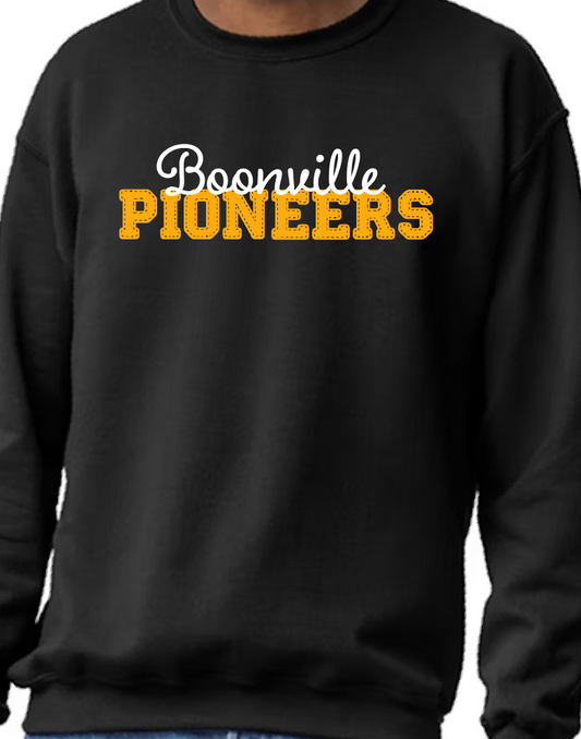 Boonville Faux Stitched Crew