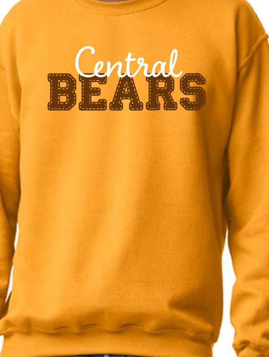 Central Faux Stitched Crew