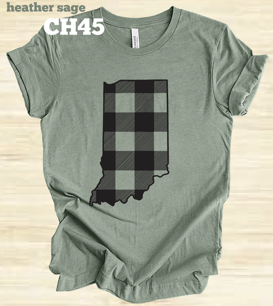 Plaid Indiana Short Sleeves