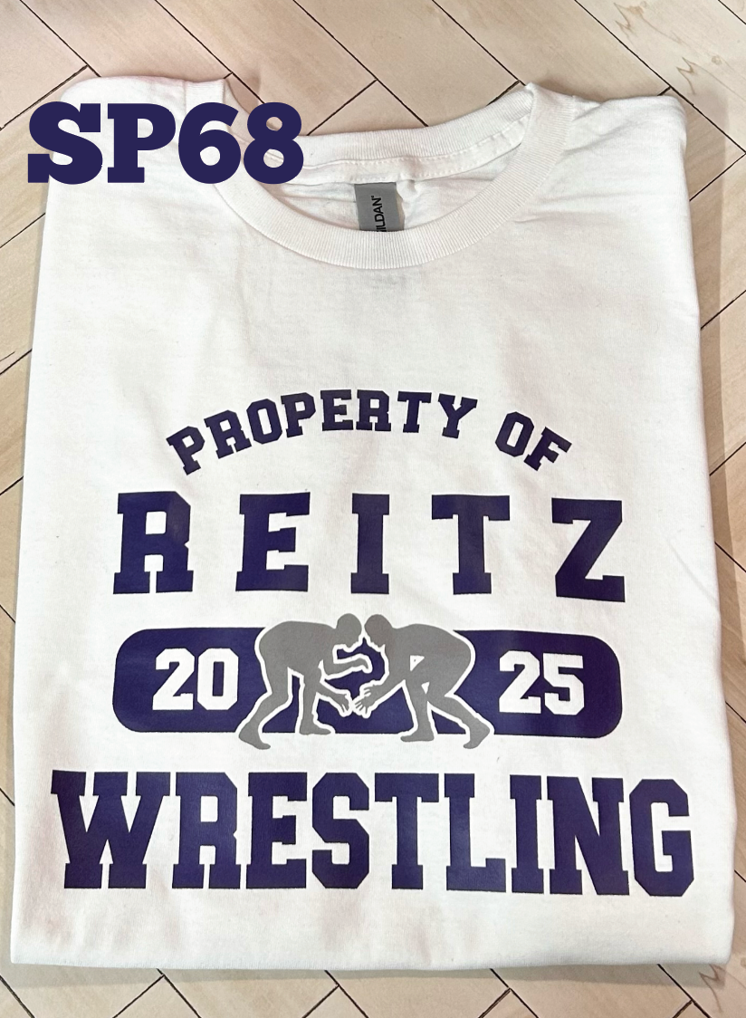 Property of Reitz Wrestling White