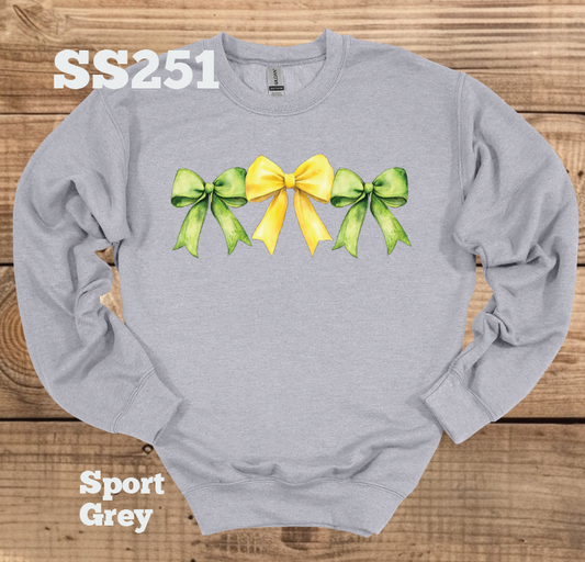 Green/Yellow Bow Crew