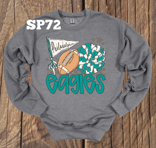 Philadelphia Eagles w/ Pennant