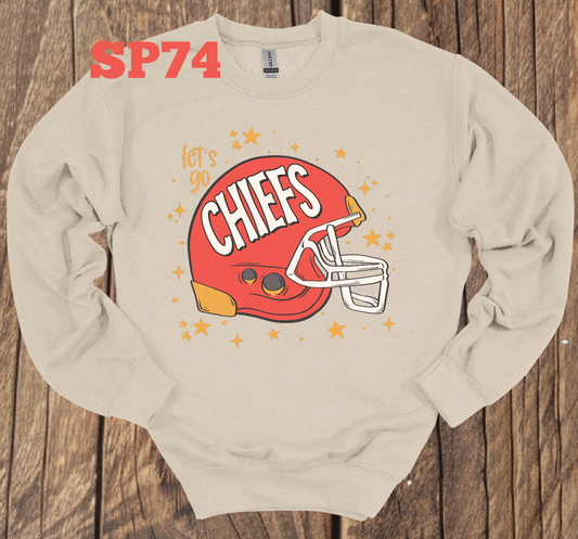 Let's Go Chiefs Helmet