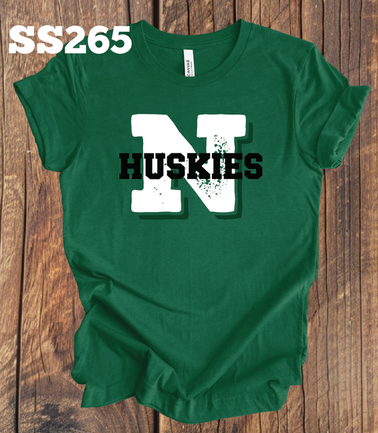 Big N North Block Letters