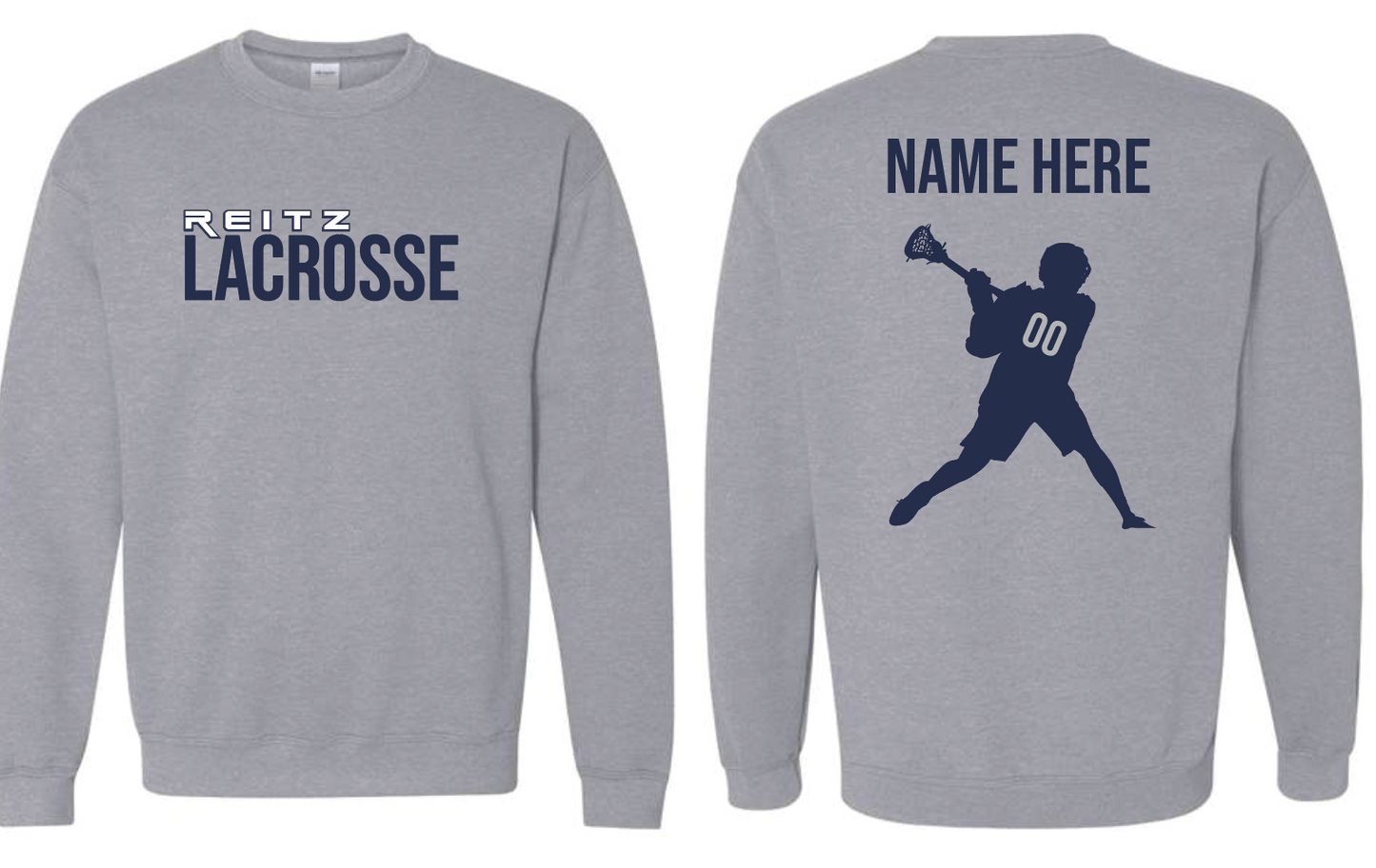 Reitz Lacrosse Option C Crewneck Sweatshirt