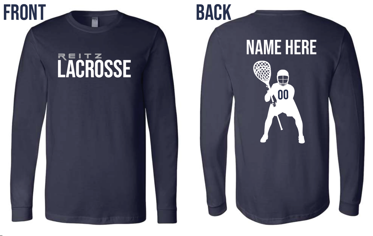 Reitz Lacrosse Option A Long Sleeve