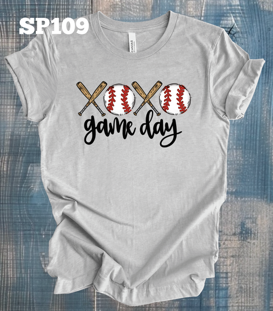 Game Day - Baseball XOXO