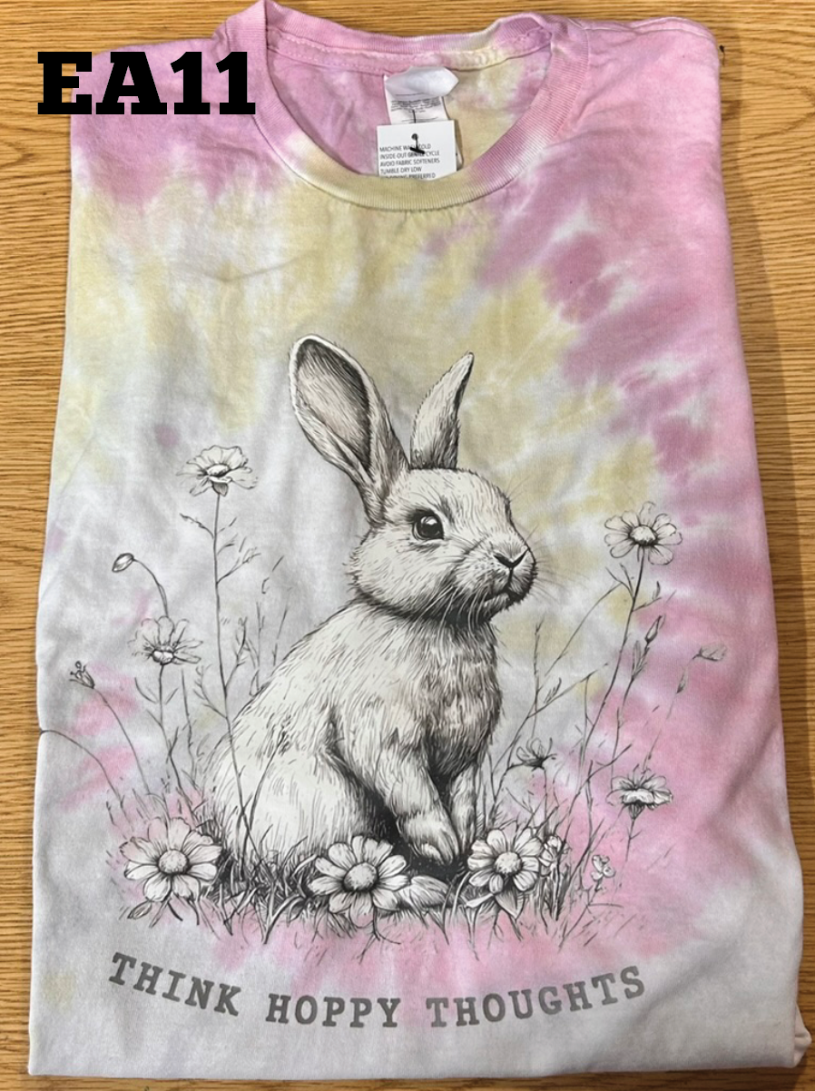 Think Hoppy Thoughts Tie-Dye