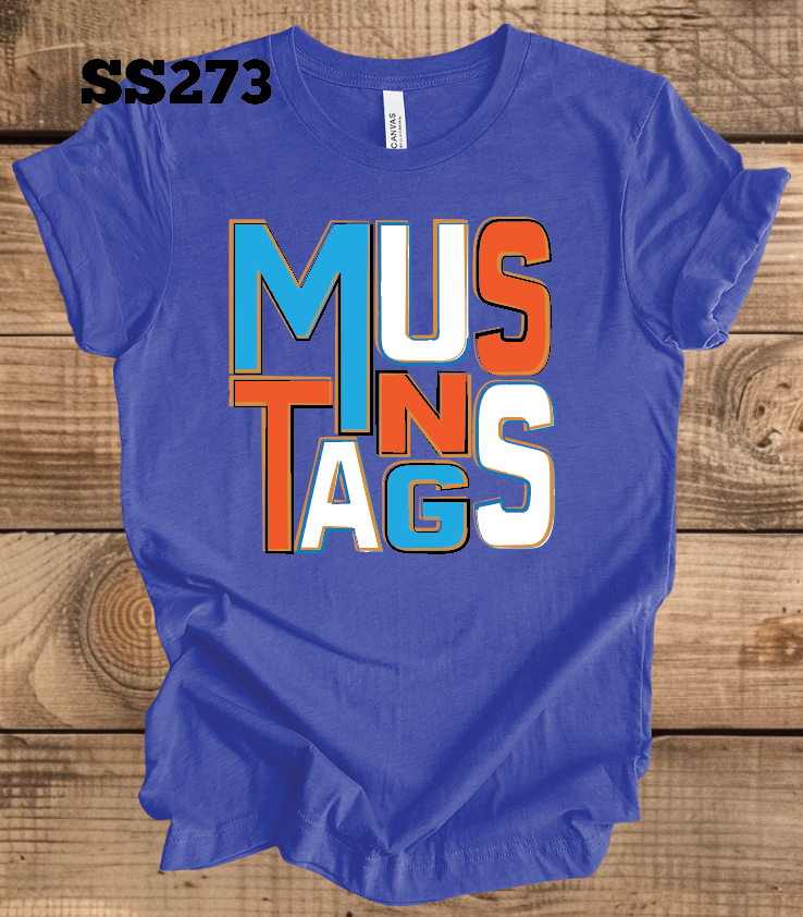 McCutchanville Mustangs - Stacked