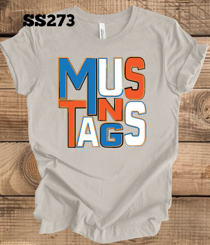 McCutchanville Mustangs - Stacked