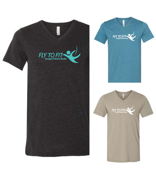 Fly To Fit Staff - Bella+Canvas V-Neck