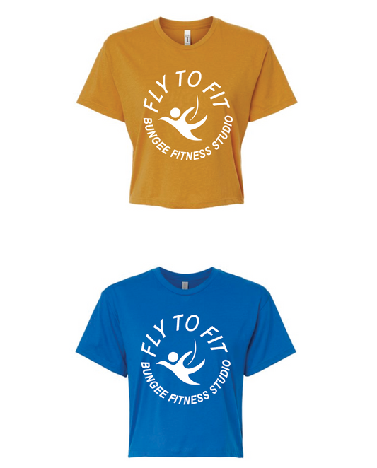 Fly To Fit Staff - Next Level Crop Top - LADIES FIT!