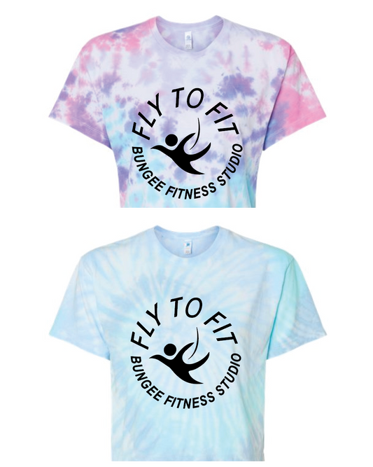 Fly To Fit Staff - Colortone Tie-Dye Crop Top - LADIES FIT!