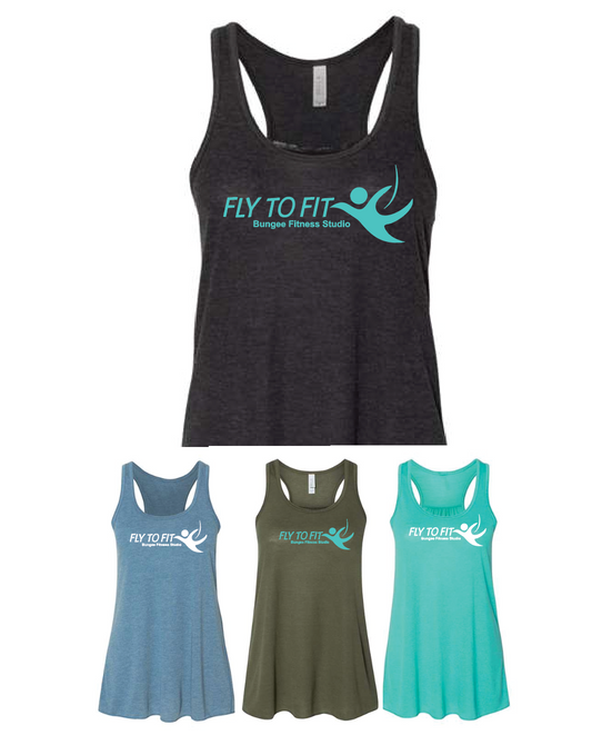 Fly To Fit Staff - Bella+Canvas Flowy Racer Back Tank