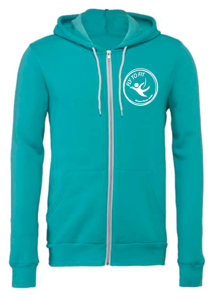 Fly To Fit Staff - Bella+Canvas Zip Sweatshirt