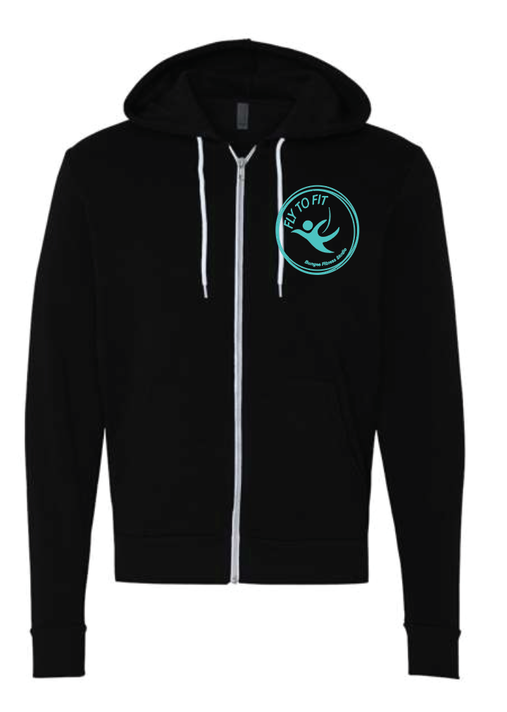 Fly To Fit Staff - Bella+Canvas Zip Sweatshirt
