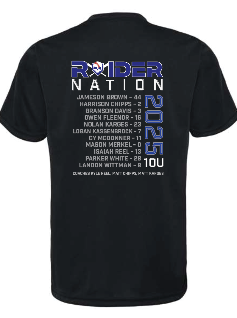 Raiders 2025 Roster Tee Dry-Fit