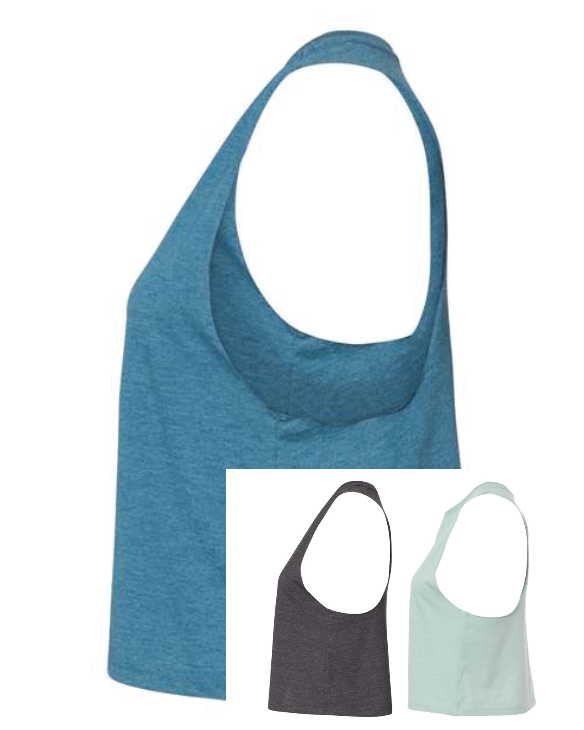 Fly To Fit Staff - Women's Racerback Crop Tank