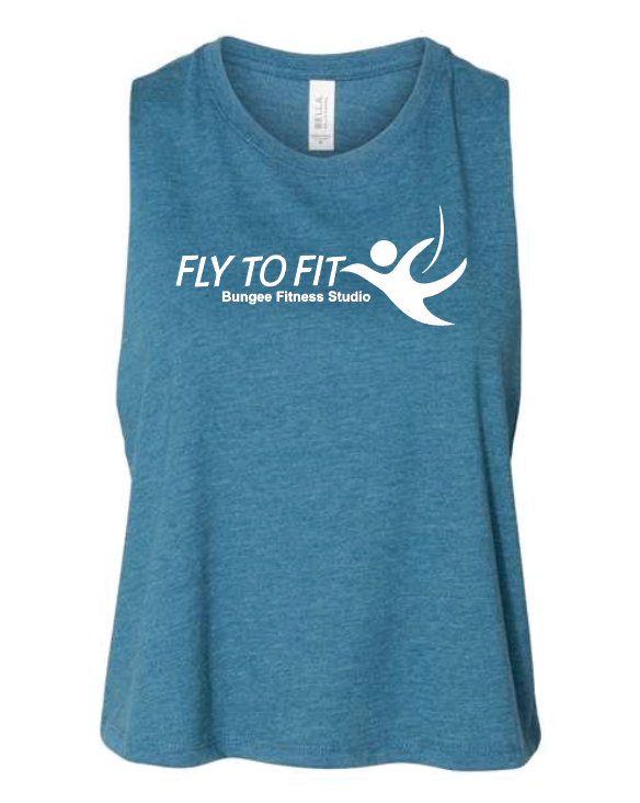 Fly To Fit Staff - Women's Racerback Crop Tank
