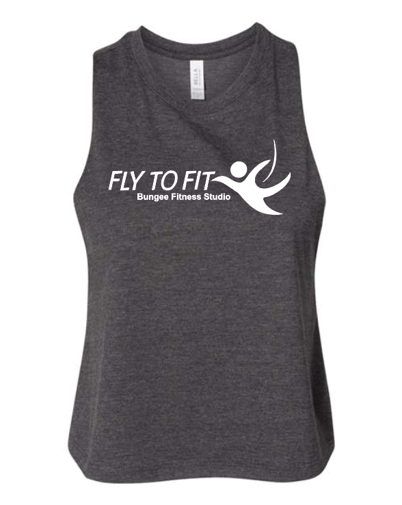Fly To Fit Staff - Women's Racerback Crop Tank
