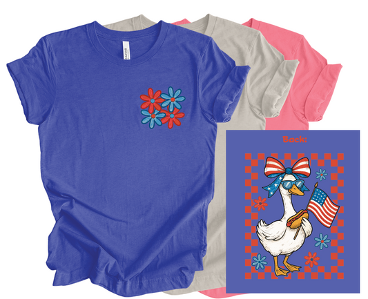 USA Goose w/ Bow