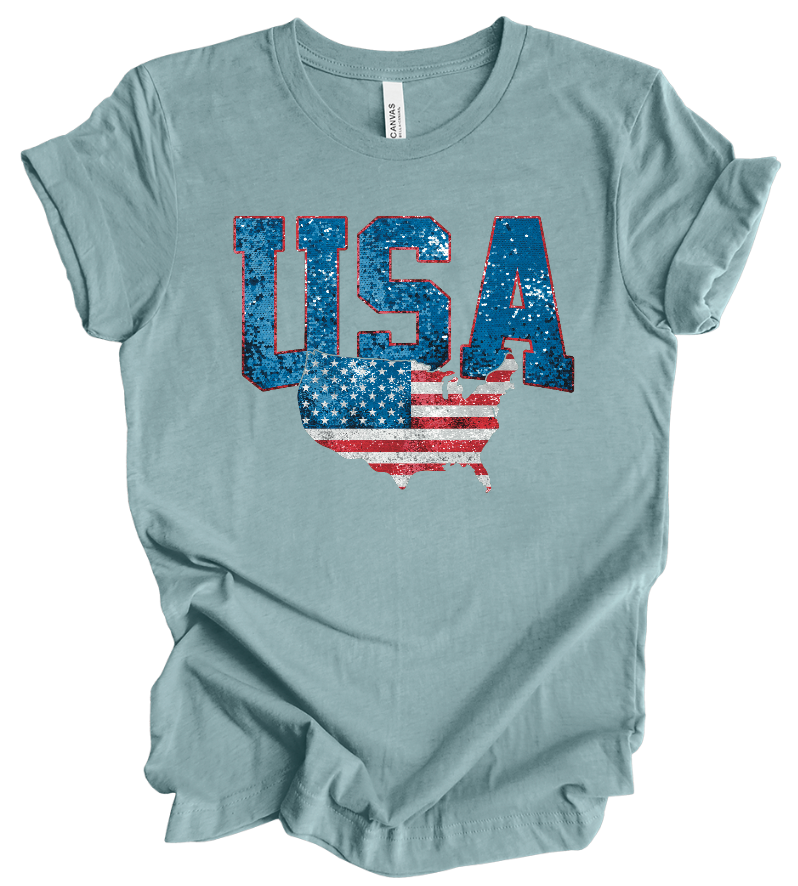 Faux Sequin USA