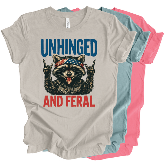 Unhinged and Feral USA Raccoon