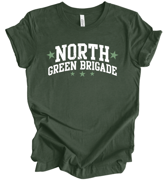 North Green Brigade w/ Stars - Vintage Print