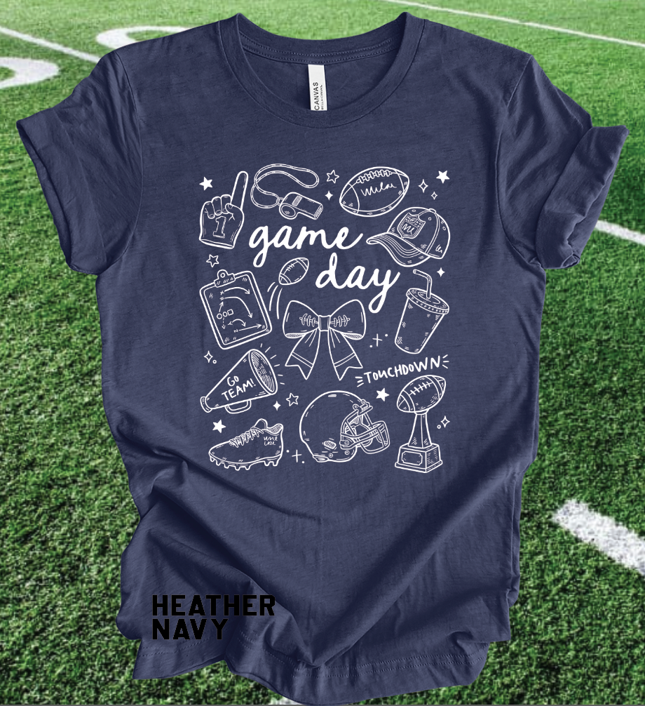 Football Game Day Illustrated