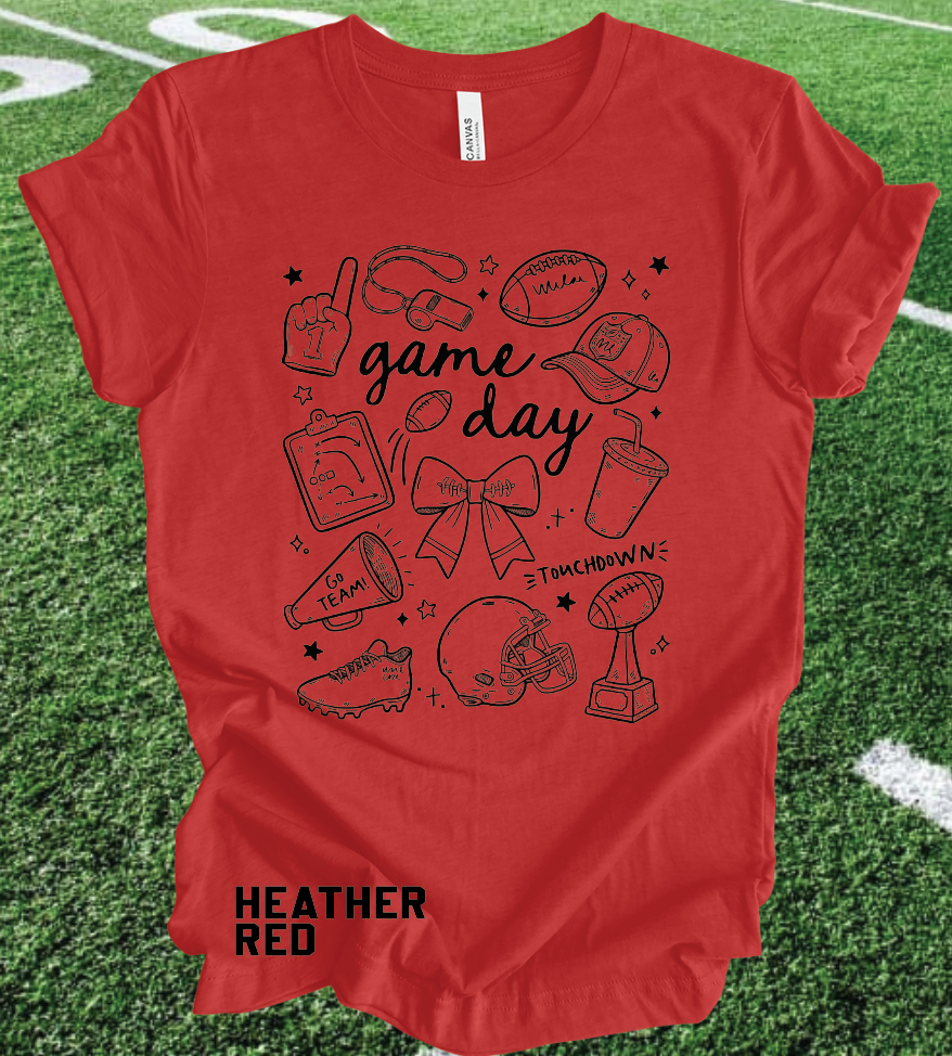 Football Game Day Illustrated