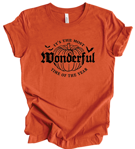 The Most Wonderful Time of the Year - Pumpkin T-Shirt