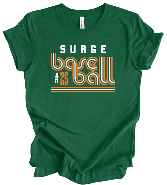 Surge Baseball Retro w/ Custom Number